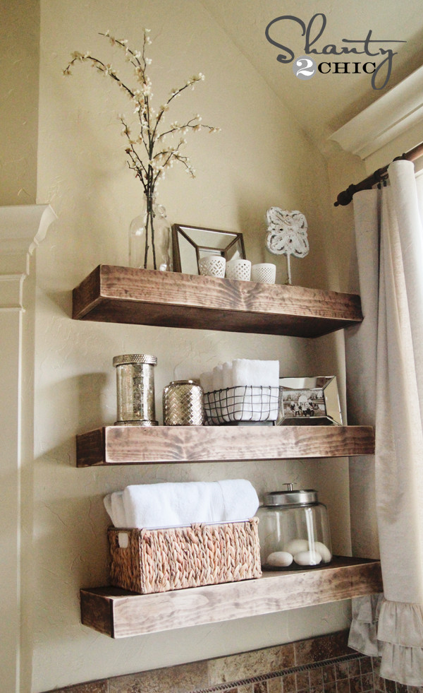 DIY Decor Shelves
 Easy DIY Floating Shelves Shanty 2 Chic