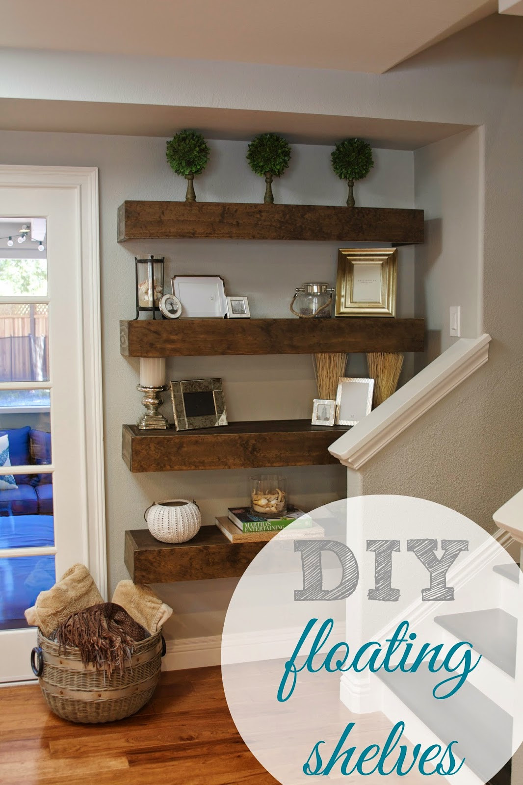 DIY Decor Shelves
 Simple DIY Floating Shelves Tutorial Decor Ideas