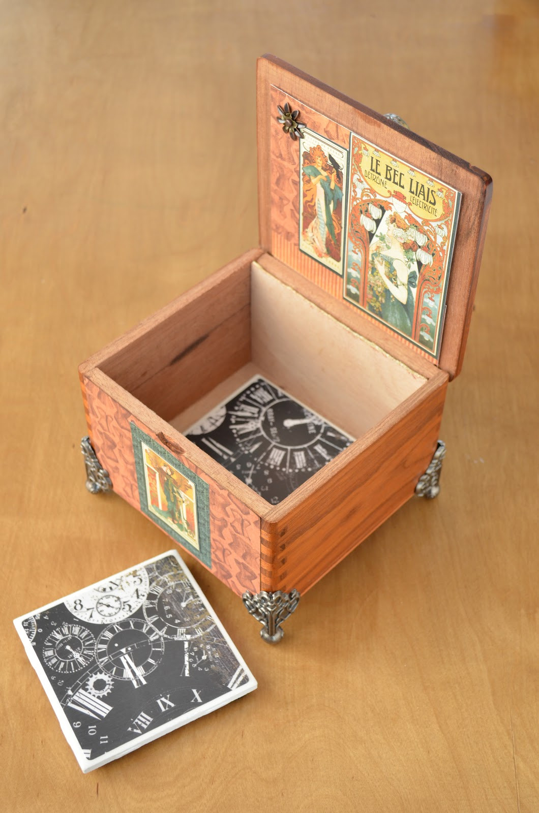 DIY Decorated Boxes
 Carla s Cards DIY Decorative Coasters