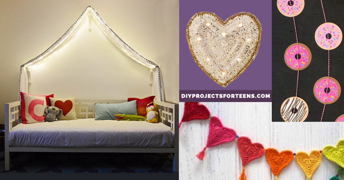DIY Decorations For Bedroom
 43 Awesome DIY Decor Ideas for Teen Girls