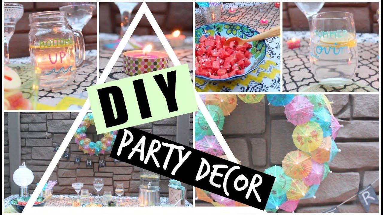 DIY Decorations Pinterest
 DIY Pinterest Inspired Summer Party Decor