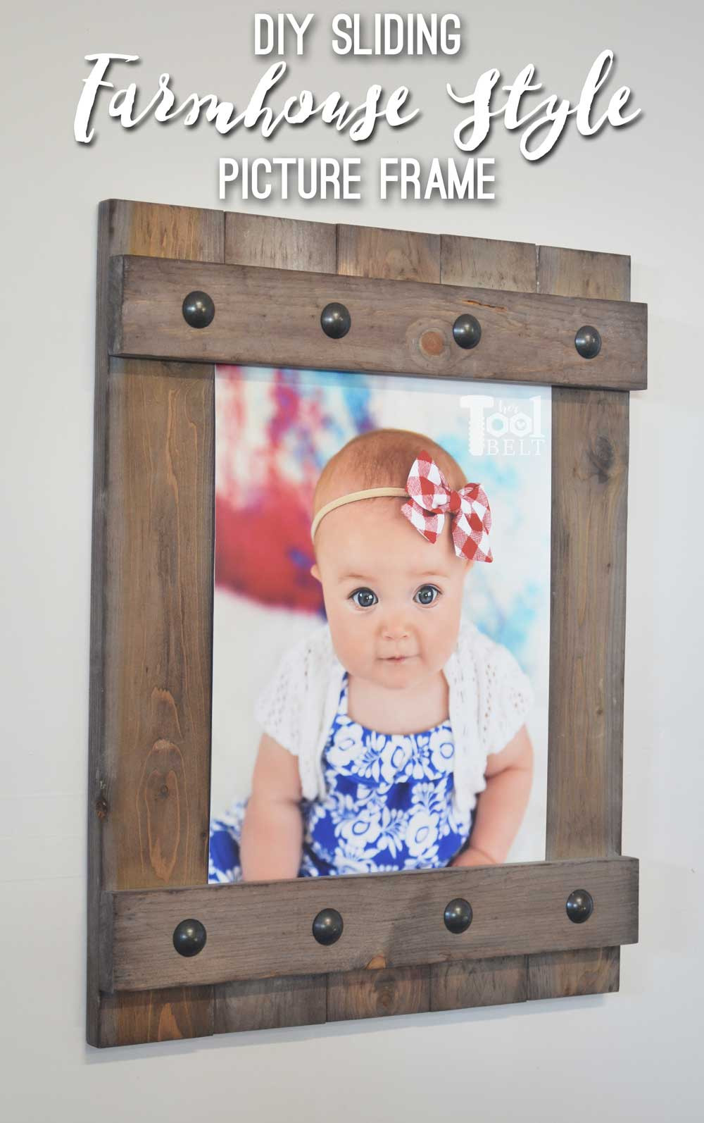 DIY Decorative Picture Frames
 DIY Easy Farmhouse Style Frame Her Tool Belt