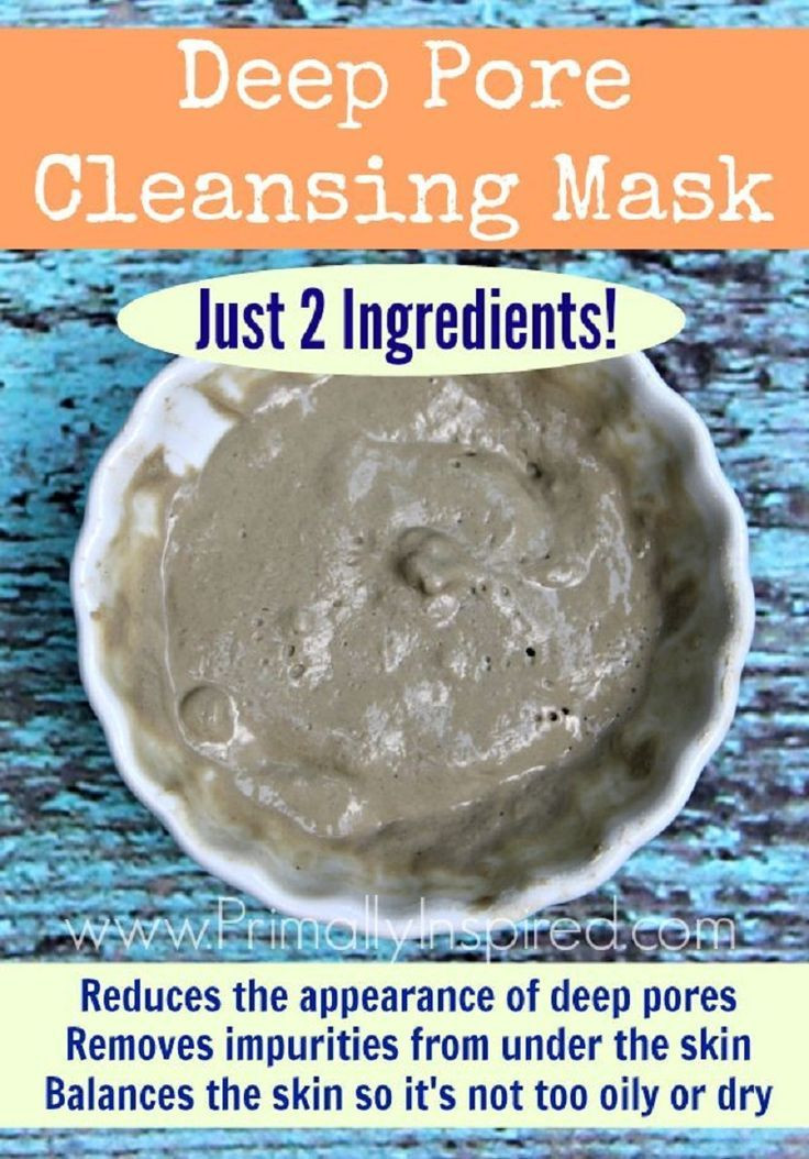DIY Deep Cleansing Face Mask
 2 Ingre nt Deep Pore Cleansing Mask Recipe