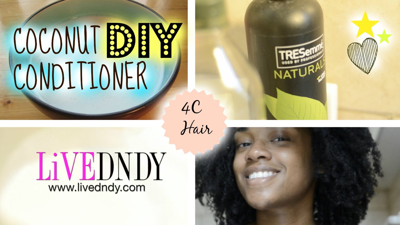 DIY Deep Conditioner For 4C Natural Hair
 Colored 4C Natural Hair DIY Coconut Milk Deep Conditioner