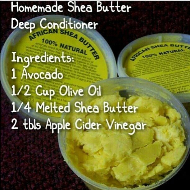 DIY Deep Conditioner For Hair Growth
 Homemade Shea butter deep conditioner