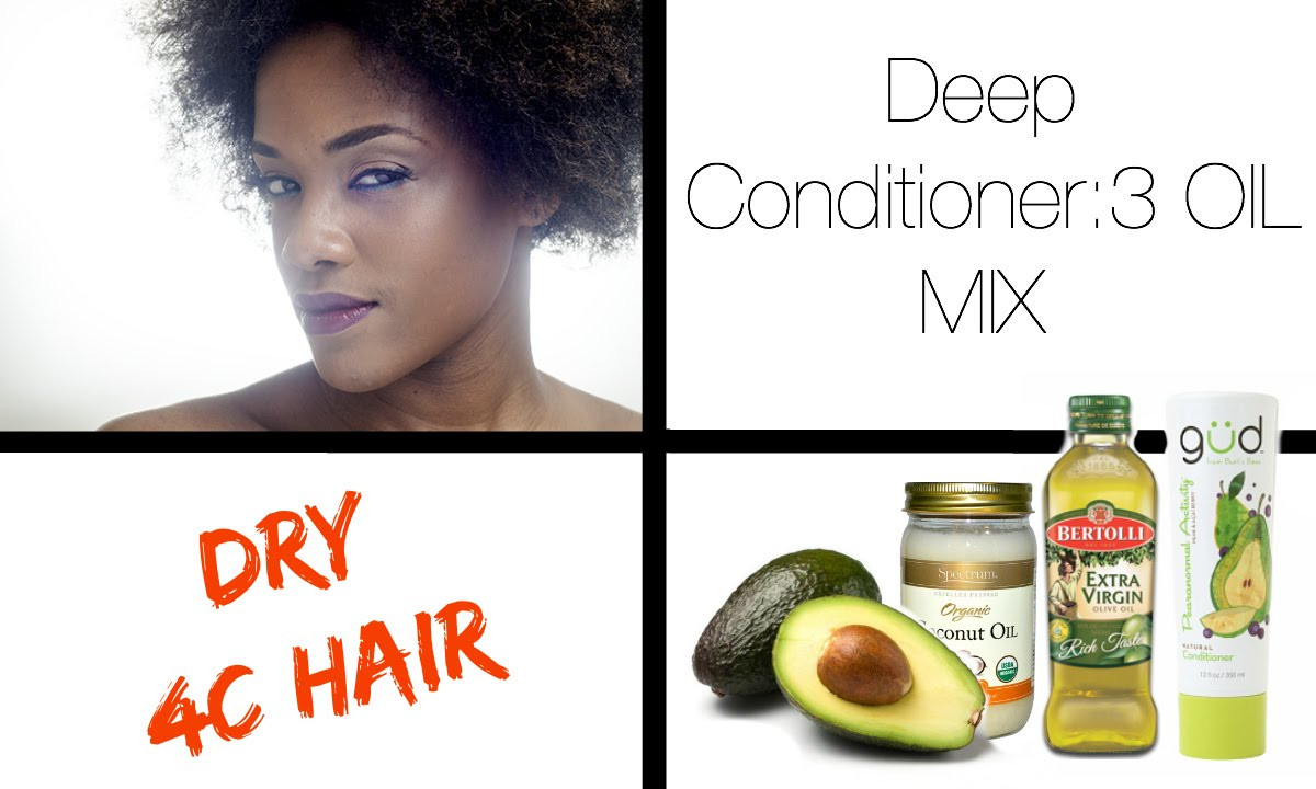 DIY Deep Conditioner Natural Hair
 Winter DIY Deep Conditioner 4C Natural Hair 3 OIL MIX
