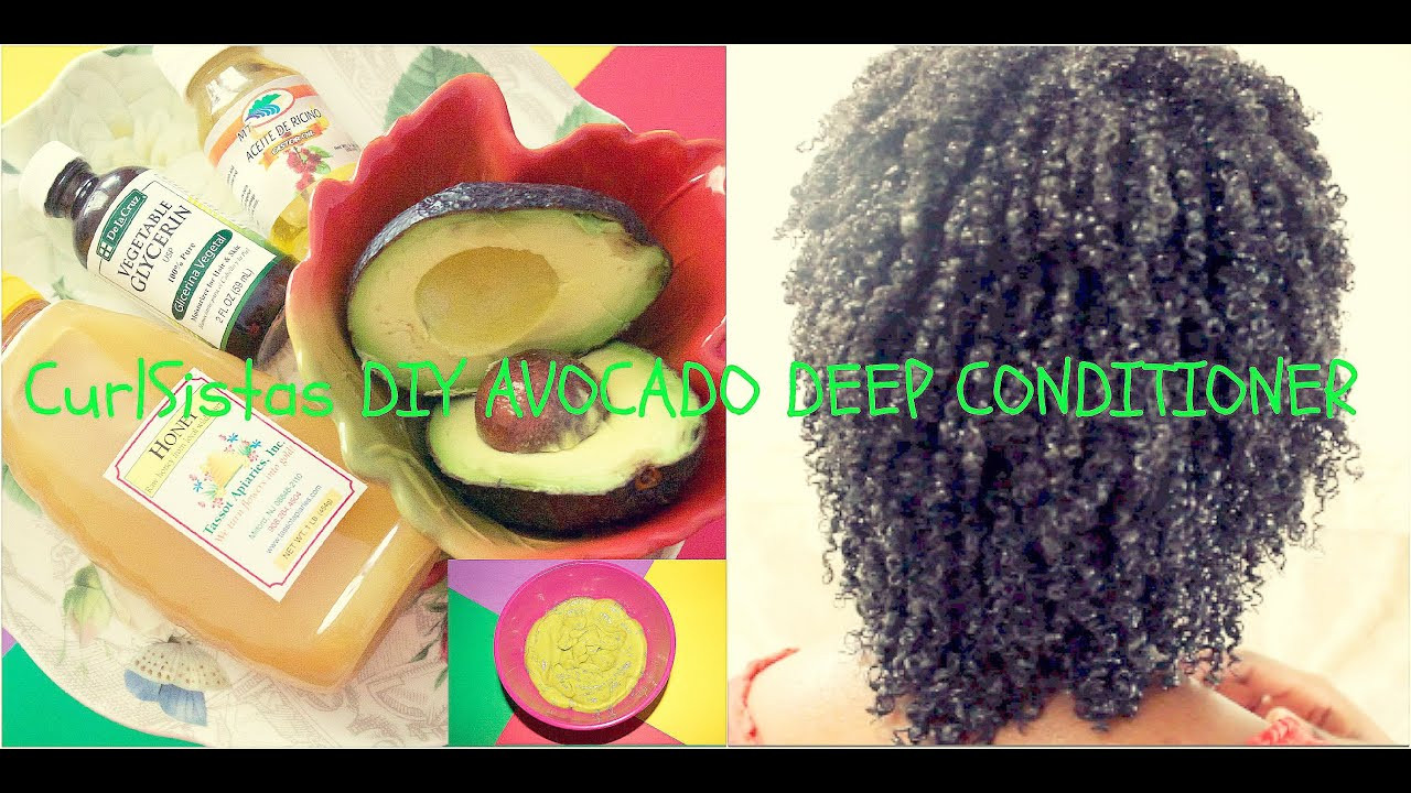 DIY Deep Conditioner Natural Hair
 Natural Hair DIY Avocado Deep Conditioner CurlSistas