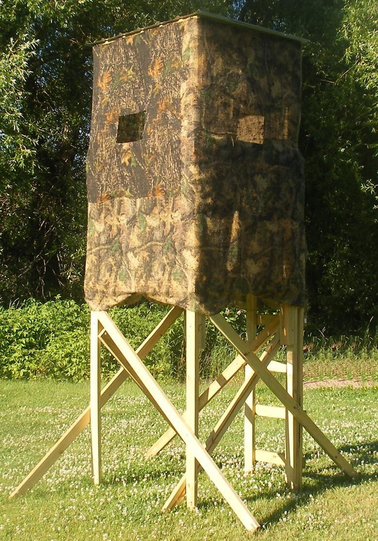 DIY Deer Stand Plans
 Free Portable Homemade Box Deer Hunting Blind Building Plans
