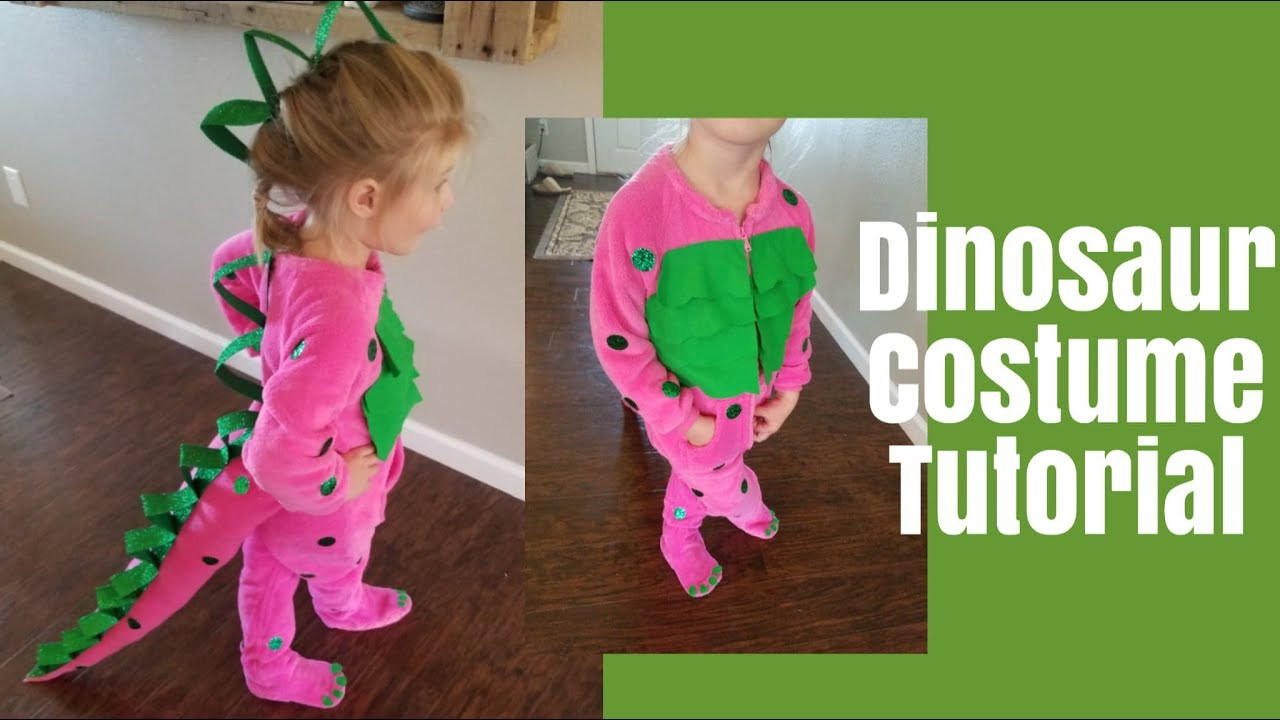 DIY Dinosaur Costume
 Dinosaur Halloween Costume