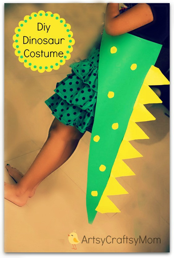 DIY Dinosaur Costume
 Easiest DIY No Sew Dinosaur costume for kids Artsy