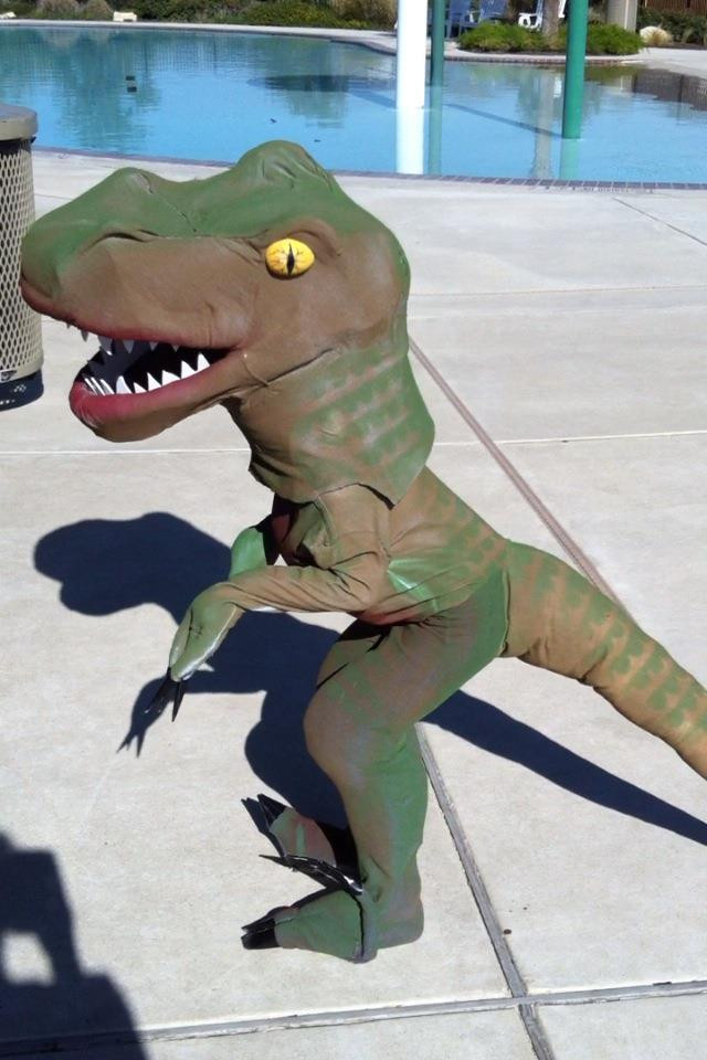 DIY Dinosaur Costume
 Girls Love Dinos Too Homemade dinosaur costume