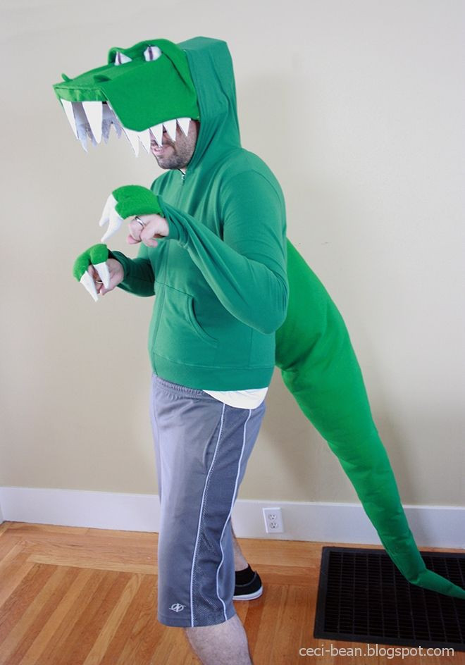DIY Dinosaur Costume
 CeciBean Last minute costume Dinosaurs