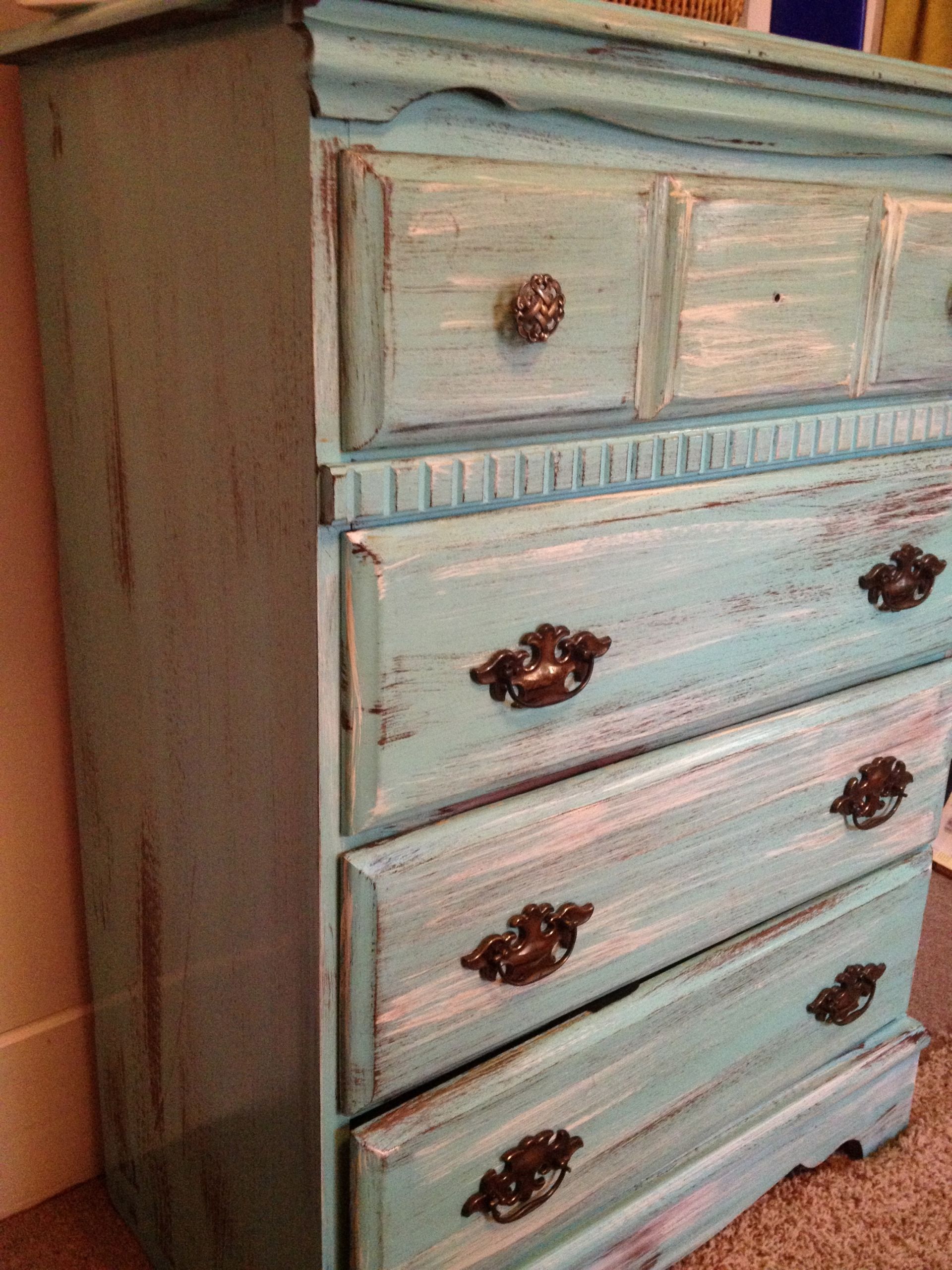 DIY Distressed Wood Furniture
 Distressing Old Furniture with Paint DIY Tutorial