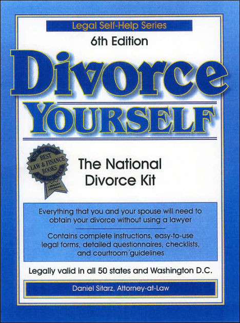 DIY Divorce Kit
 Divorce Yourself The National Divorce Kit by Daniel