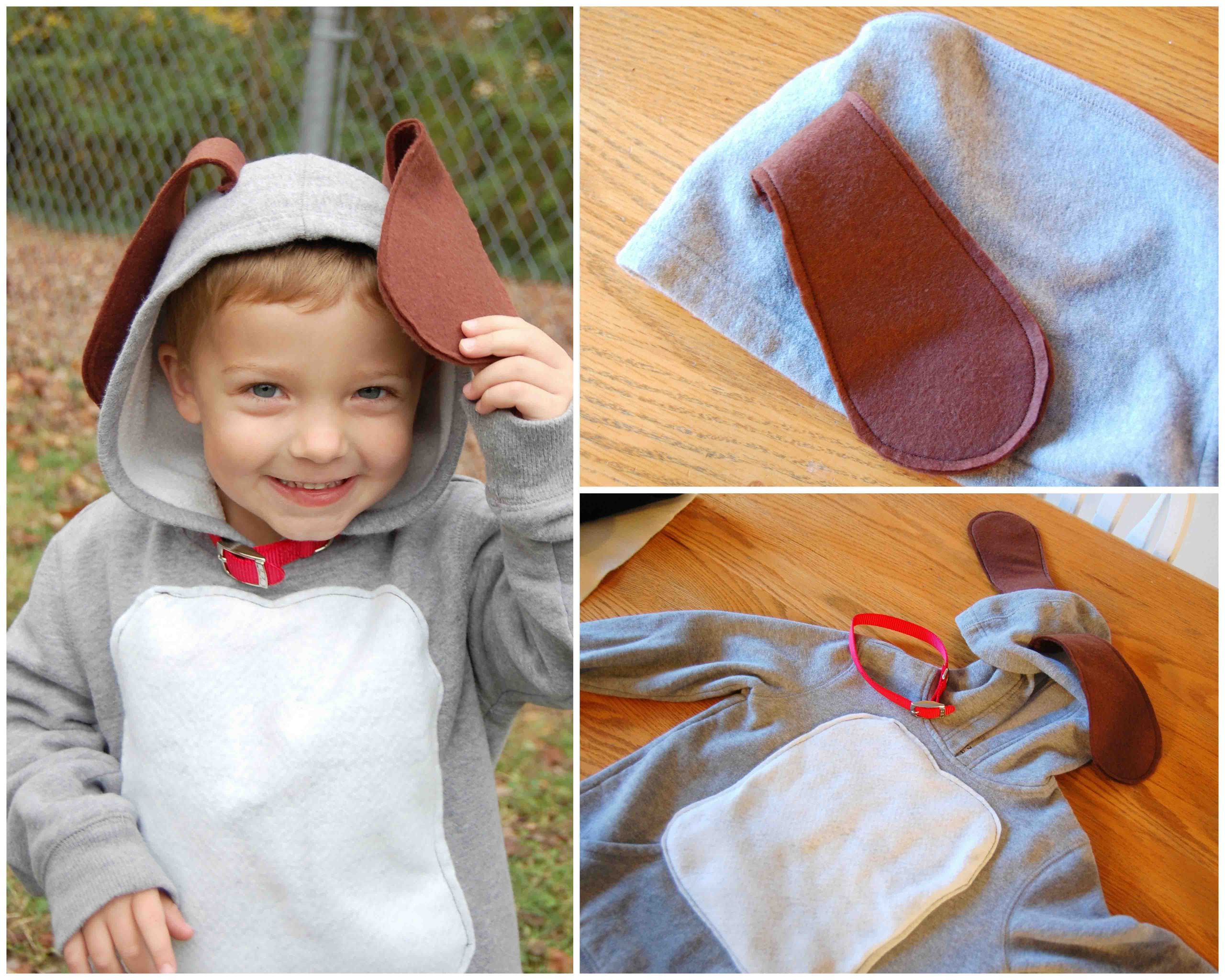DIY Dog Costume For Child
 [Pinning my own because I had trouble finding a homemade
