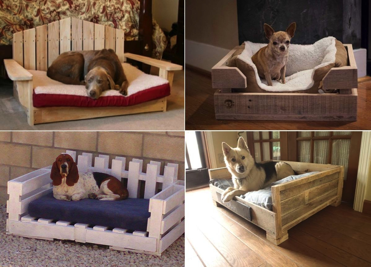 DIY Dog Cot
 DIY Dog Bed Using Wooden Pallets Find Fun Art Projects