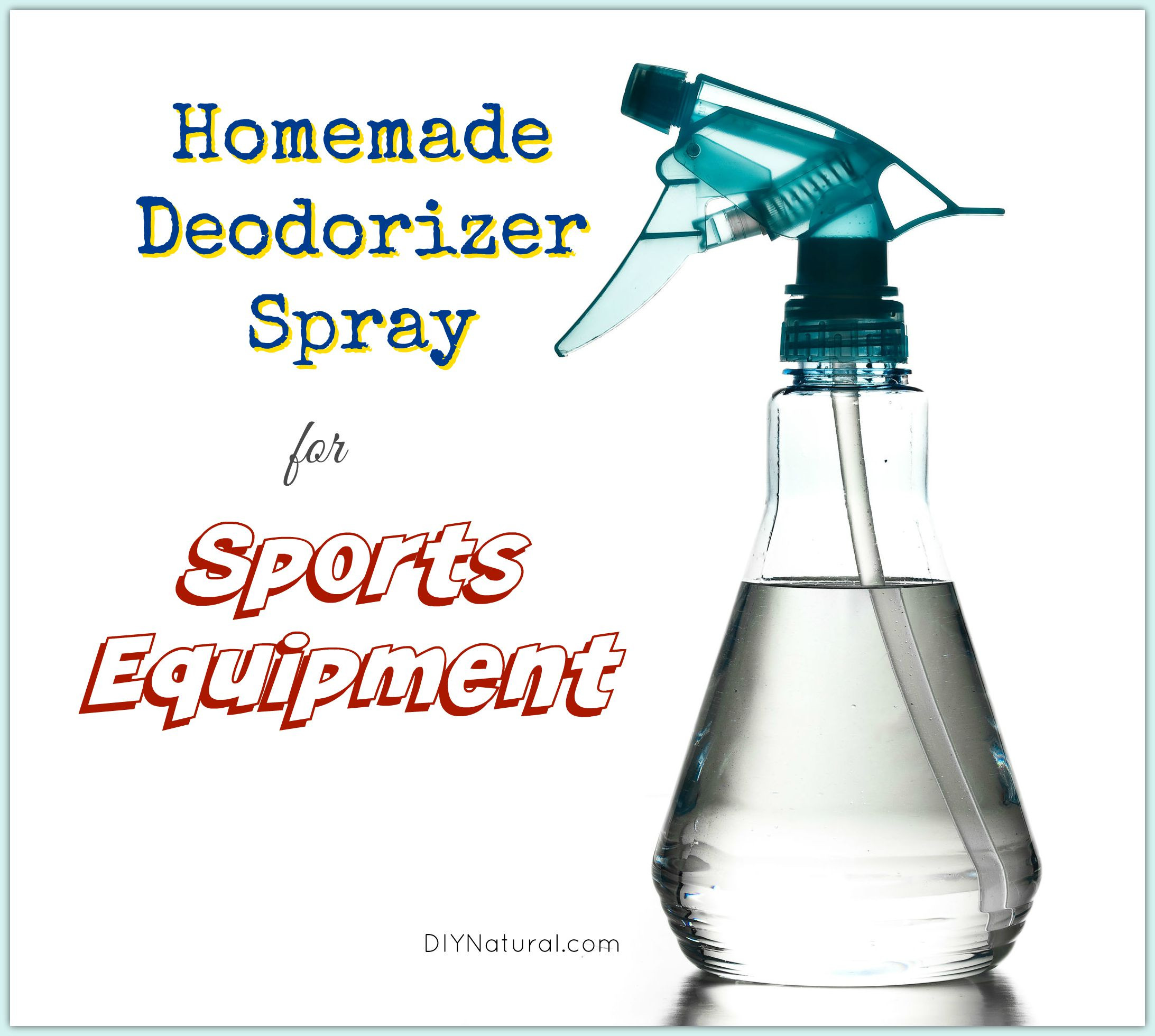 DIY Dog Deodorizing Spray
 Deodorizer Spray for Sport Equipment Natural & Homemade