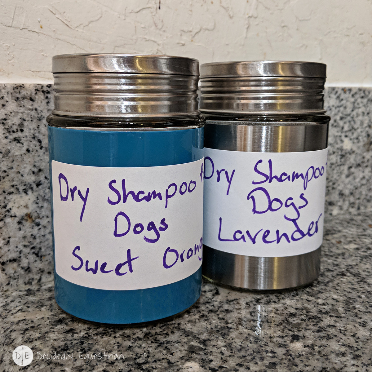 DIY Dog Dry Shampoo
 DIY Dry Shampoo for Dogs from Decidedly Equestrian