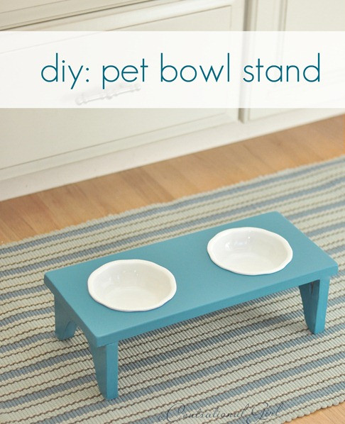 DIY Dog Food Bowl Stand
 DIY Pet Bowl Stand