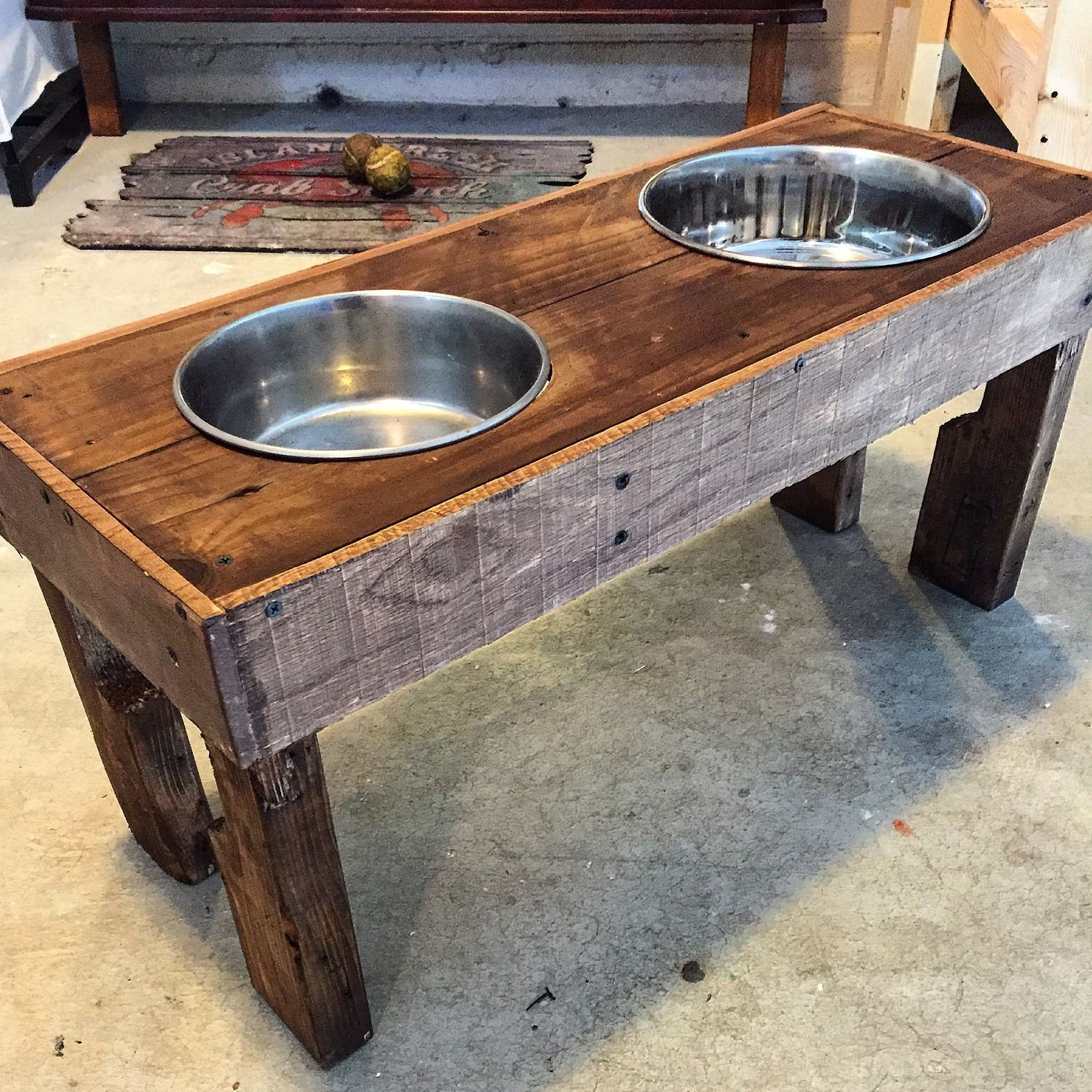 DIY Dog Food Bowl Stand
 Custom Dog Bowl Stand