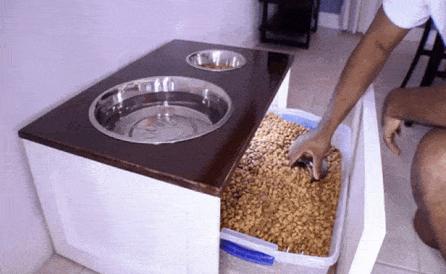 DIY Dog Food Bowl Stand
 DIY Dog Bowl Stand Genius Bob Vila