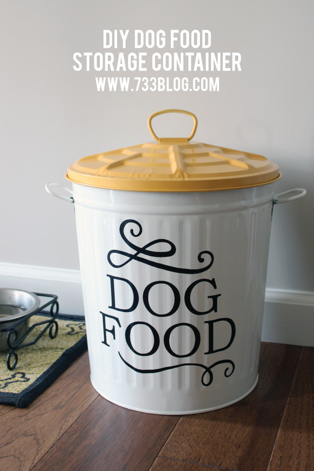 DIY Dog Food Container
 DIY Dog Food Storage Container Inspiration Made Simple