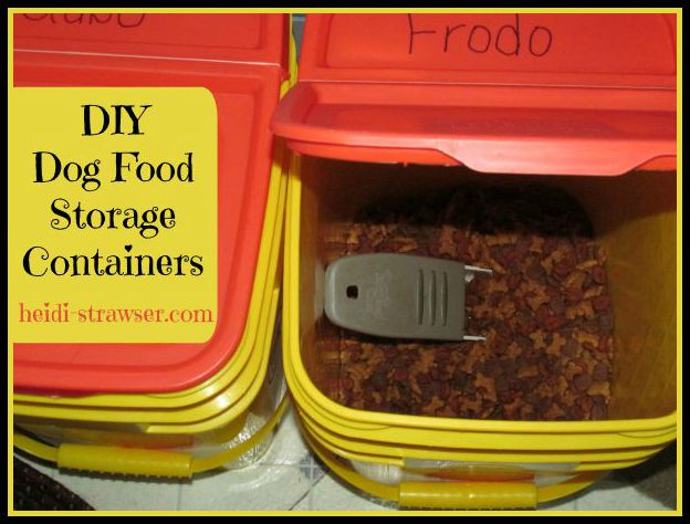 DIY Dog Food Container
 DIY Dog Food Storage Containers