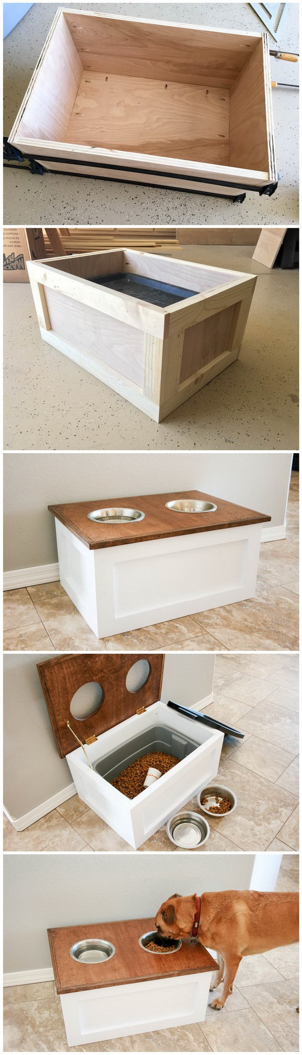 DIY Dog Food Storage
 26 Quick Furniture Makeover DIYs – Page 21 – Great DIYs