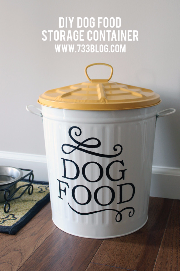 DIY Dog Food Storage
 33 Dog Hacks You Need To Try Today