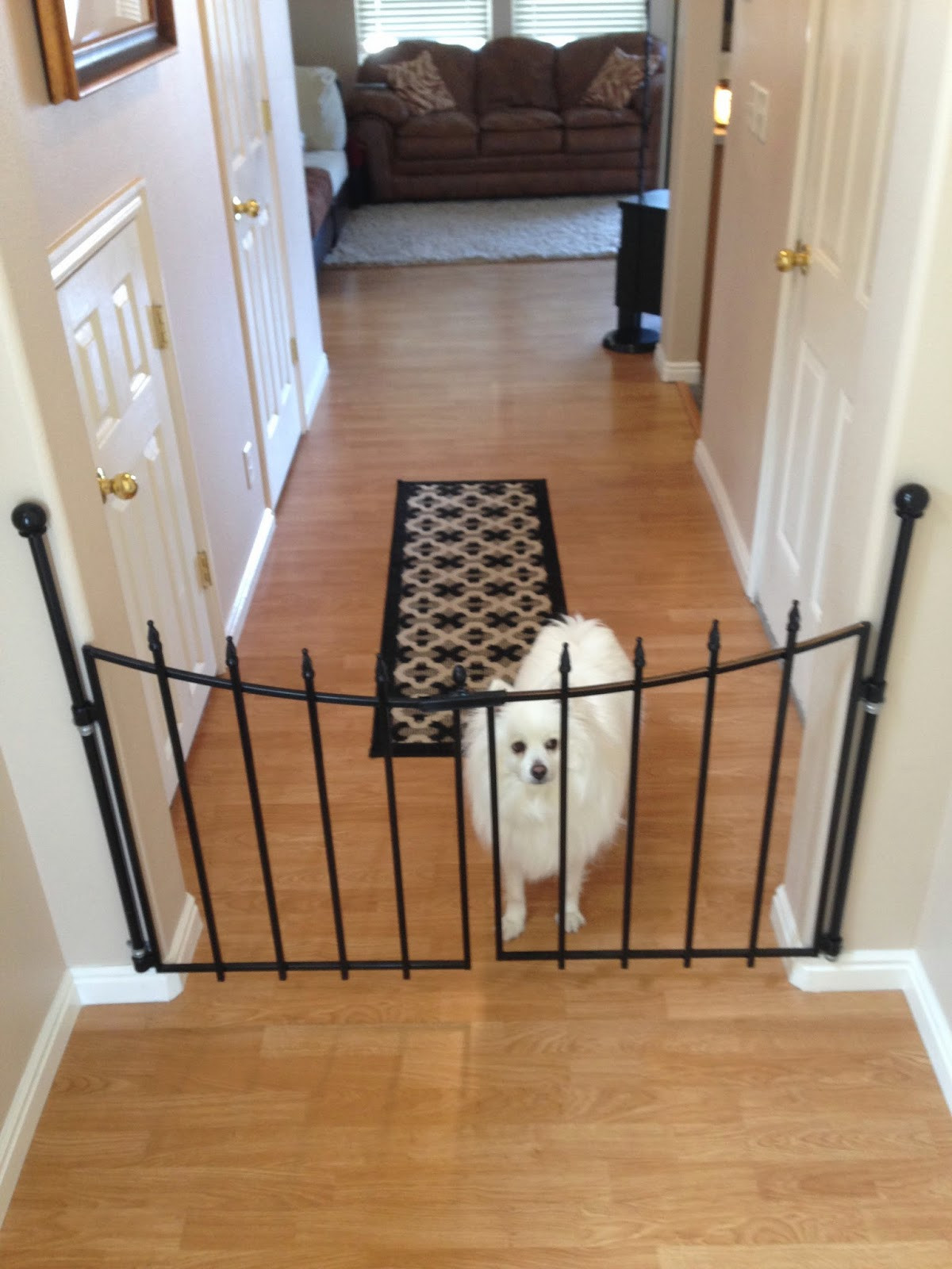DIY Dog Gate
 The Eskimo Kiss DIY Pet Gate