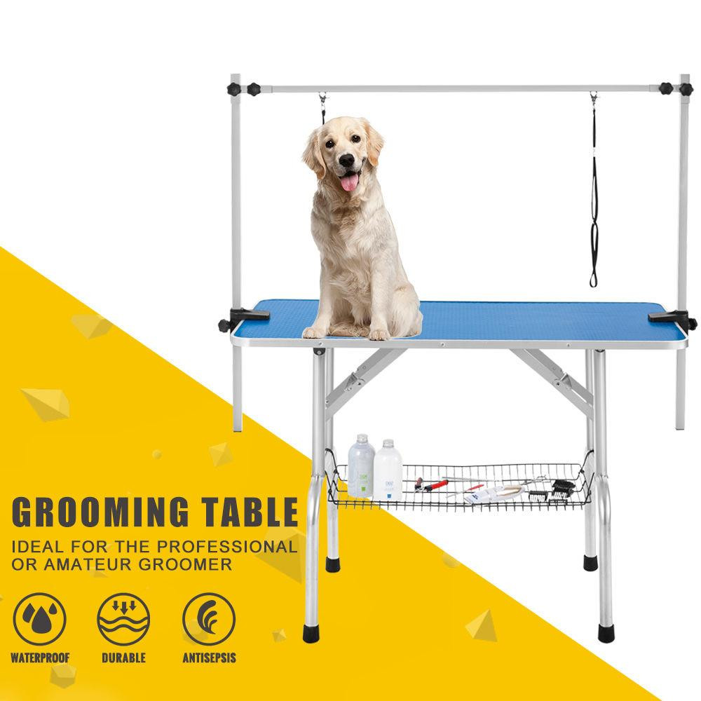 DIY Dog Grooming Arm
 Portable Dog Pet Grooming Table Foldable Steel Frame