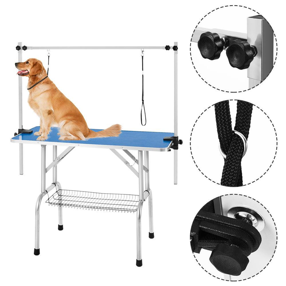 DIY Dog Grooming Arm
 Portable Dog Pet Grooming Table Foldable Steel Frame