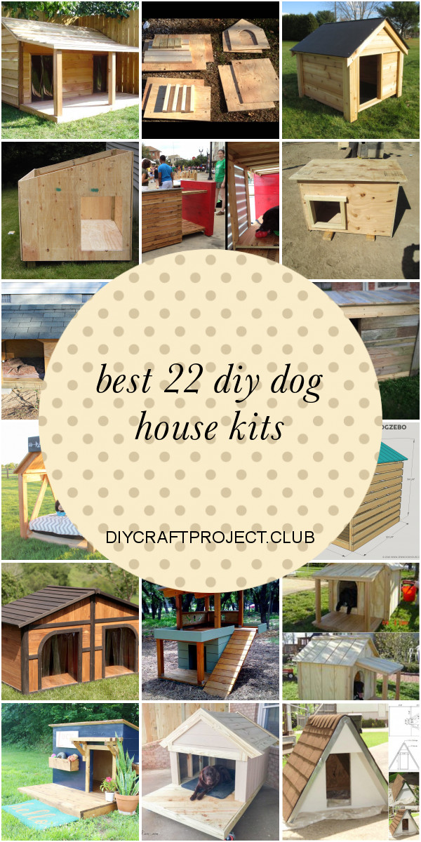 DIY Dog House Kit
 Best 22 Diy Dog House Kits Best DIY Crafts Ideas