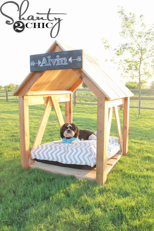 DIY Dog House Plans
 DIY Dog House Shanty 2 Chic