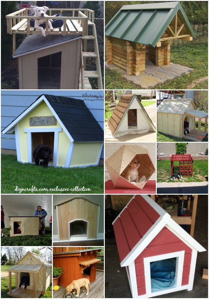 DIY Dog House Plans
 15 Brilliant DIY Dog Houses With Free Plans For Your Furry