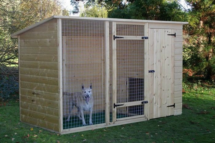 DIY Dog Kennel And Run
 want something like it