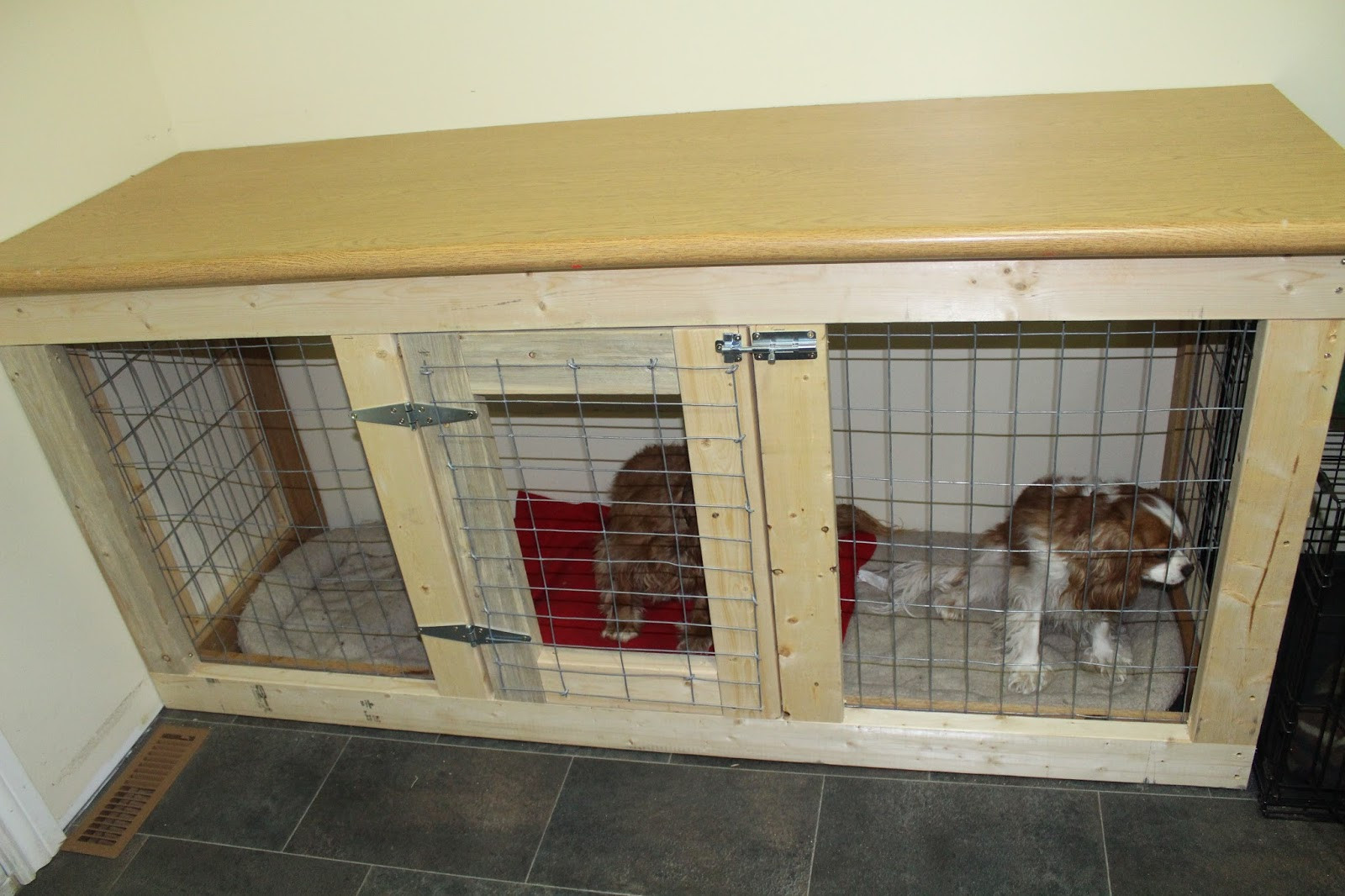 DIY Dog Pen
 Cavies Doodles and Poo DIY Cabinet Style Dog Kennel
