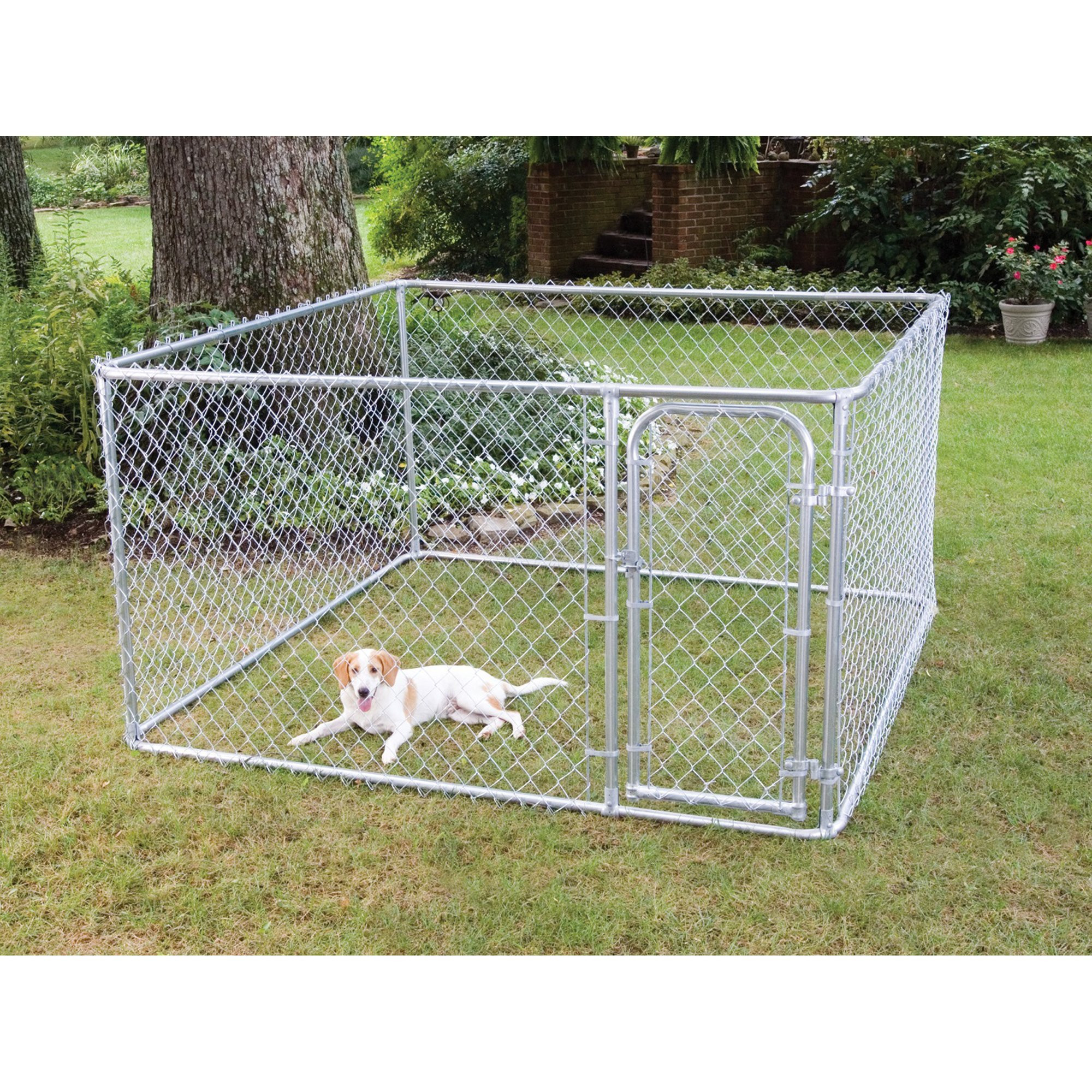 DIY Dog Pen
 FenceMaster Do It Yourself Chain Link Kennel