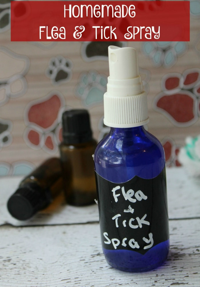DIY Dog Spray
 How to Make Flea and Tick Spray for Pets