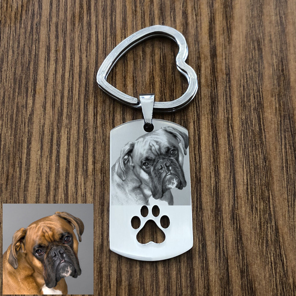 DIY Dog Tags
 Custom DIY Dog Tag Keychain Stainless Steel