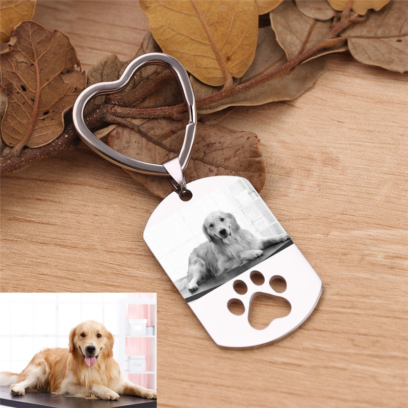 DIY Dog Tags
 Custom DIY Dog Tag Keychain Stainless Steel Engraved