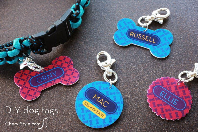 DIY Dog Tags
 DIY Shrinky Dinks dog tags with free printable