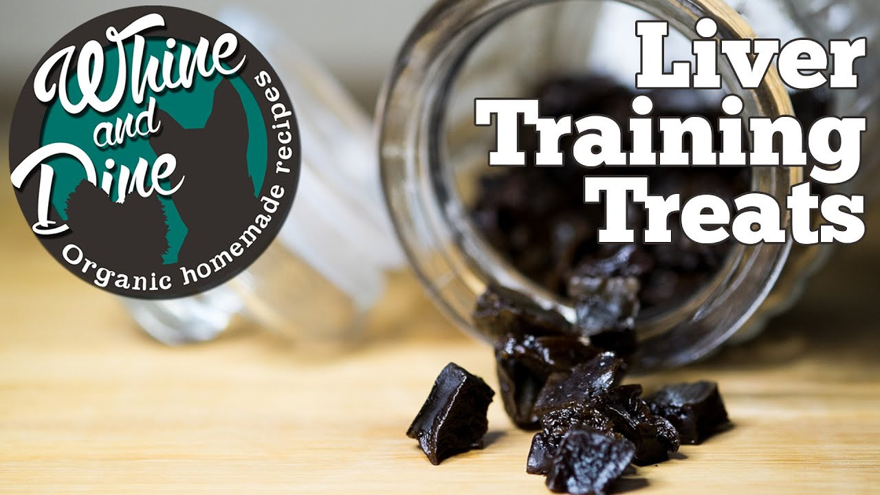 DIY Dog Training Treats
 Liver Bites