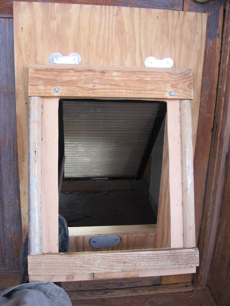 DIY Doggy Door
 A Dog Door the Two Flap Solution 8 Steps with