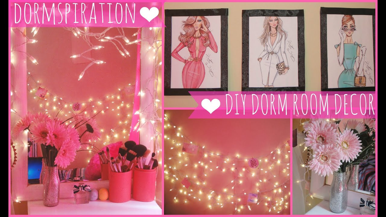 DIY Dorm Room Decorating
 Dormspiration DIY Dorm Room Decor ♥