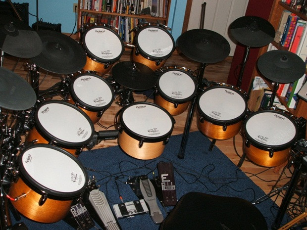 DIY Drum Kit
 Most beautiful DIY electronic drum kits