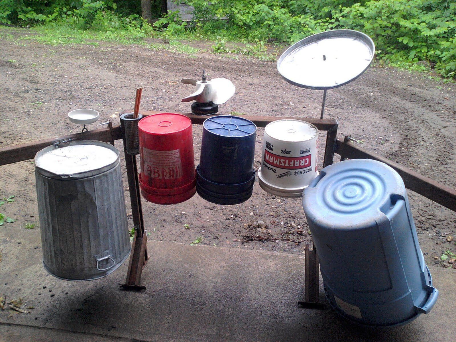 DIY Drum Kit
 Homemade Traps