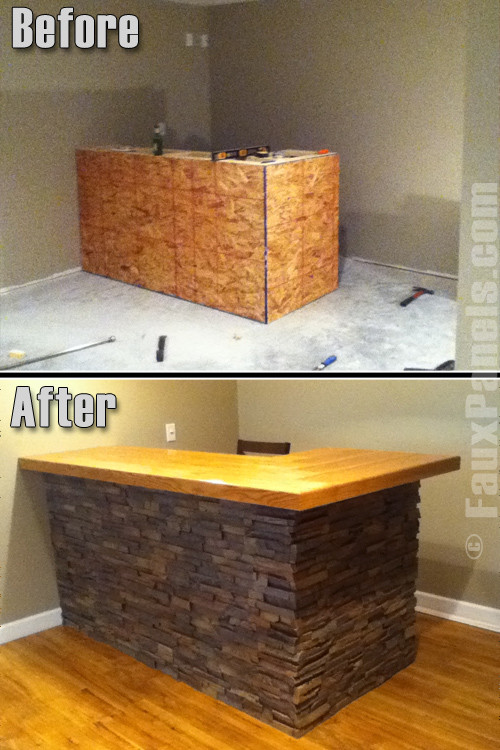 DIY Dry Bar Plans
 Drystack Earth This would be awesome for a basement bar