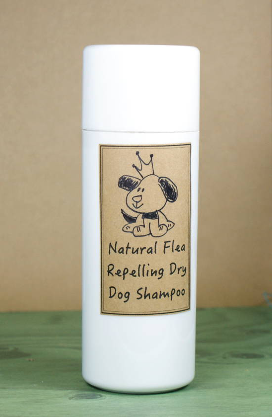 DIY Dry Dog Shampoo
 Natural Flea Repelling Dry Dog Shampoo Recipe