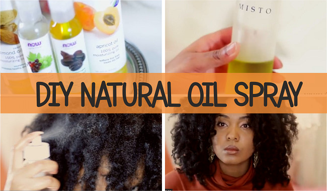 DIY Dry Hair Treatment
 Winter Weather DIY Natural Oil Spray For Dry Hair And